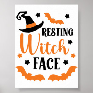 Resting Witch Face Poster