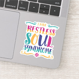 Restless Soul Syndrome Typography Hippie