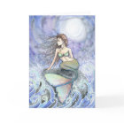 Restless Tide Mermaid Greeting Card