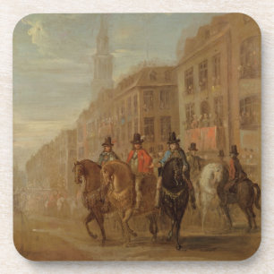 Restoration Procession of Charles II at Cheapside, Coaster