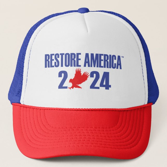 Restore America Adjustable Baseball Cap (Front)