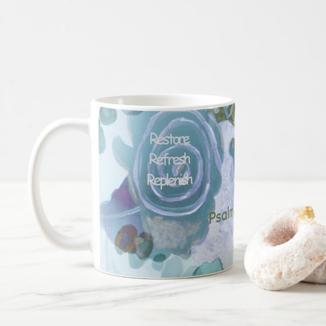 Restore, Replenish, Refresh Coffee Mug (With Donut)