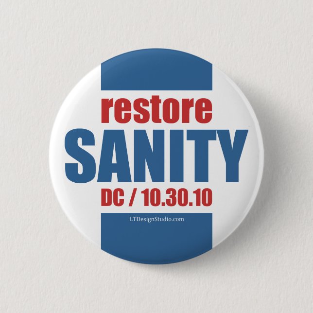 Restore Sanity - Button (Front)