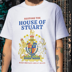 Restore The House Of Stuart Monarchist Catholic T-Shirt