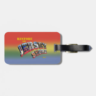 Restore the Jersey Shore luggage tag
