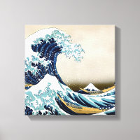 Restored Great Wave off Kanagawa by Hokusai