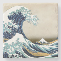 Restored Great Wave off Kanagawa by Hokusai