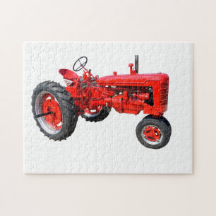 Restored Red Tractor Jigsaw Puzzle