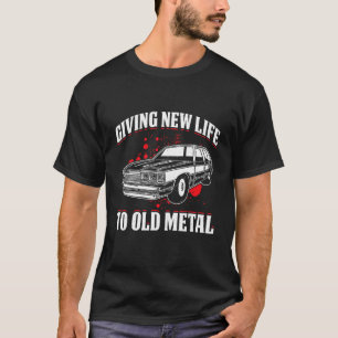 Restoring Old Cars For Classic Car Enthusiast Car  T-Shirt