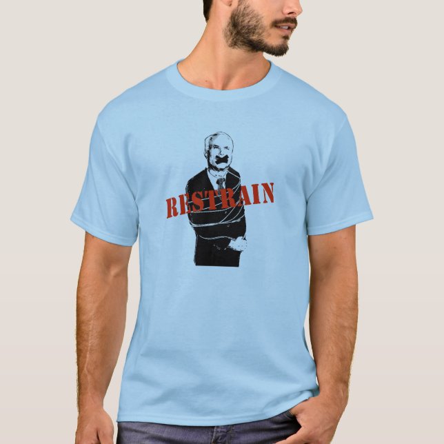 RESTRAIN JOHN MCCAIN T-Shirt (Front)
