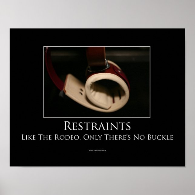 Restraints Motivational Poster (Front)