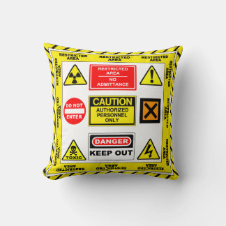 Restricted Area 1 Pillow