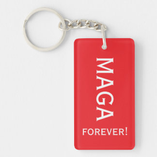 Restricted Republic MAGA Forever keychain