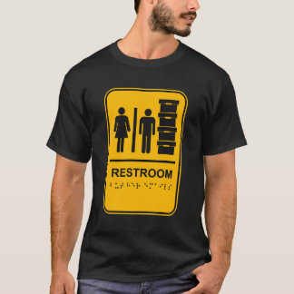 Restroom And Document Storage Parody Sign But Her  T-Shirt
