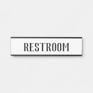 Restroom Hanging Door Signs Sign Name Plate