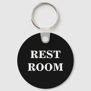 Restroom keychain for WC toilet bathroom