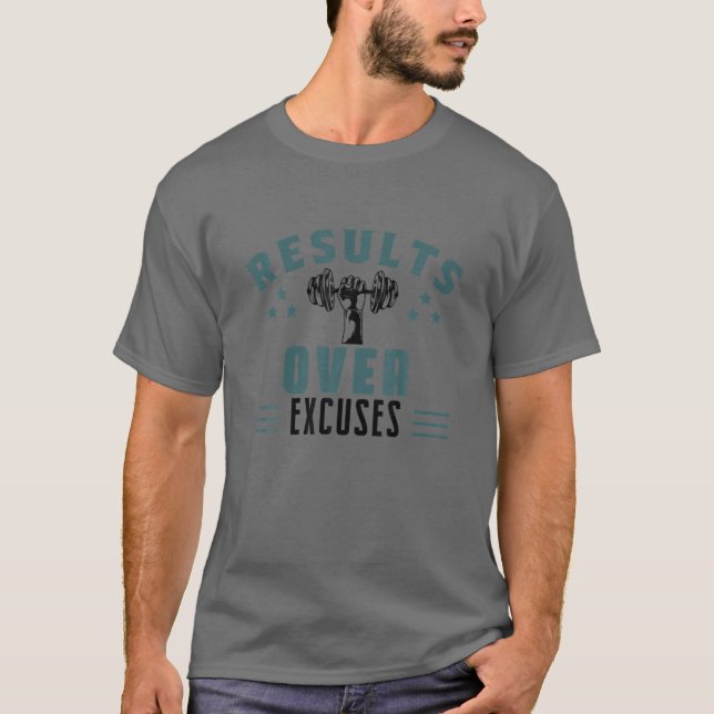 Results Over Excuses Soft Style T-Shirt (Front)