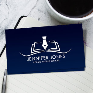 Resume Writing Services Professional Business Card