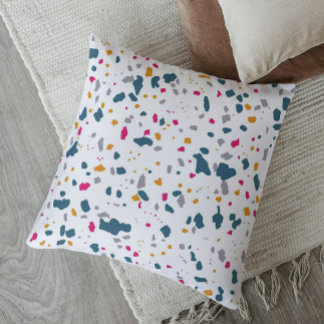 Resumen colorido y moderno cushion