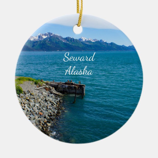 Resurrection Bay Ornament Souvenir (Front)