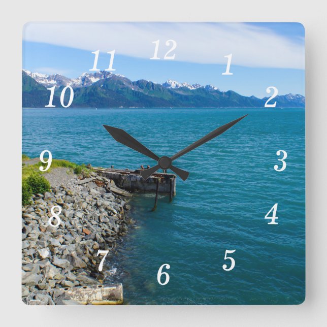 Resurrection Bay Wall Clock (Front)