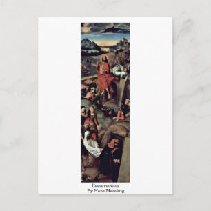 Resurrection By Hans Memling Postcard