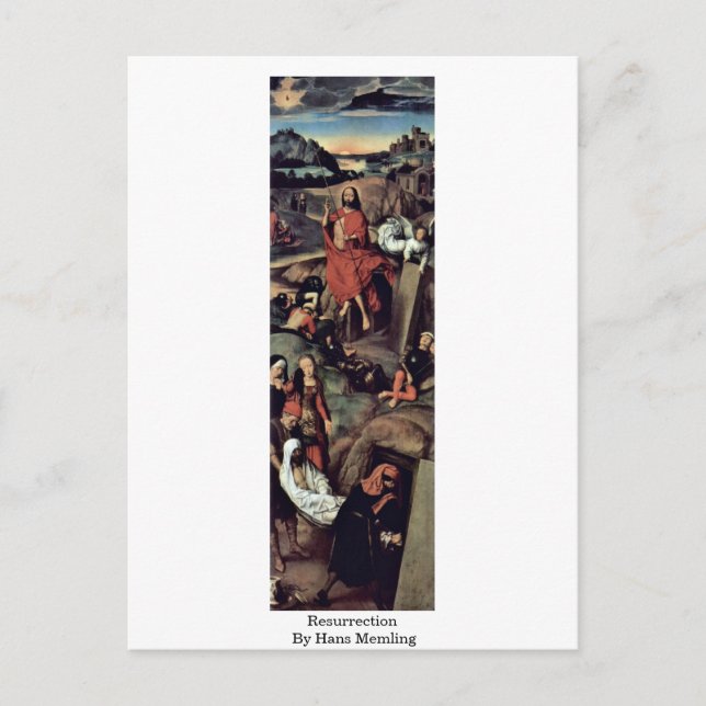 Resurrection By Hans Memling Postcard (Front)
