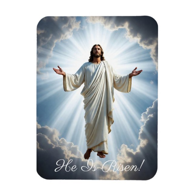 Resurrection Image  Greetings Magnet (Vertical)