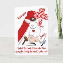 Resurrection Lamb Of God Greeting Card