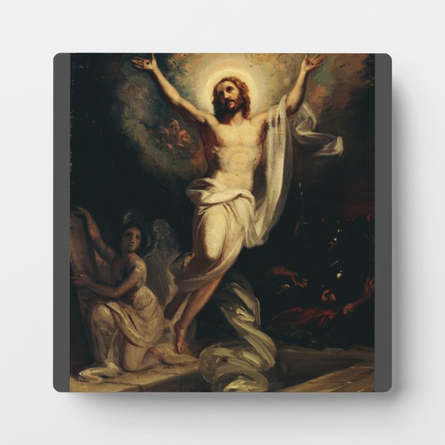 Resurrection of Christ by Robert Wilhelm Ekman  Plaque (Front)