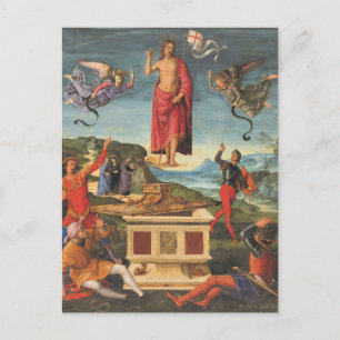 Resurrection of Jesus by Raphael Postcard