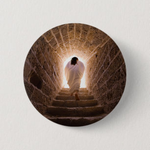 Resurrection of Jesus Christ 6 Cm Round Badge