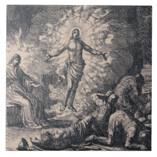 Resurrection of Jesus Christ by Jan Luyken Tile
