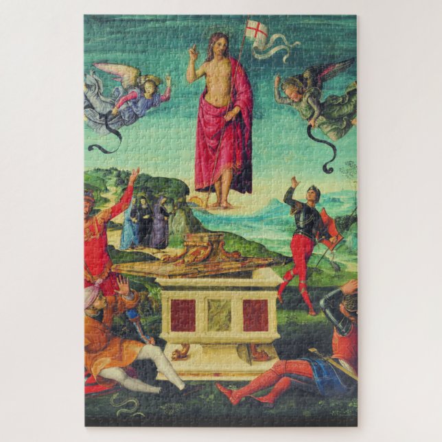 Resurrection of Jesus Christ by Raphael Jigsaw Puzzle (Vertical)