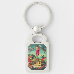 Resurrection of Jesus Christ by Raphael Key Ring