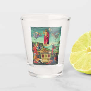Resurrection of Jesus Christ by Raphael Shot Glass