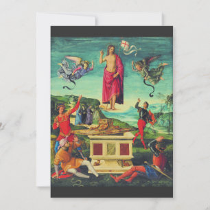 Resurrection of Jesus Christ by Raphael Thank You Card