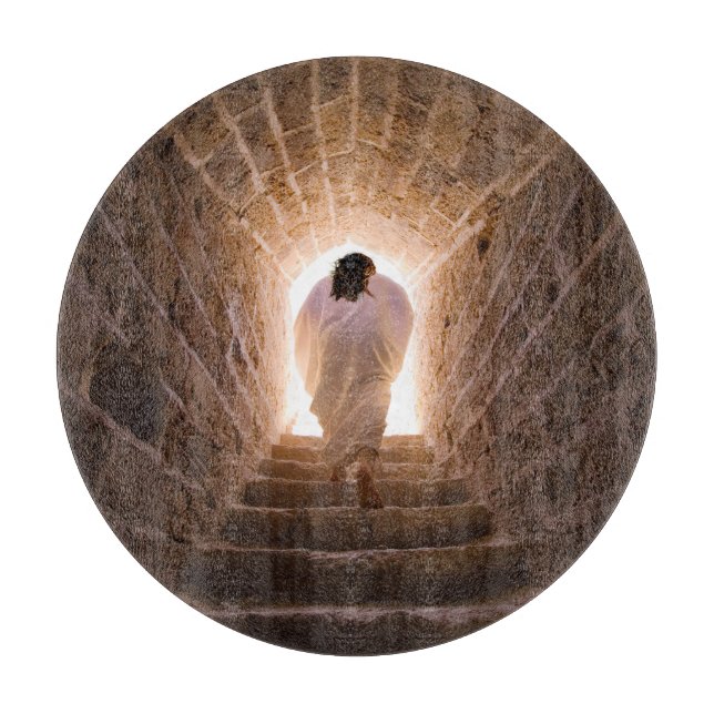 Resurrection of Jesus Christ Cutting Board (Front)