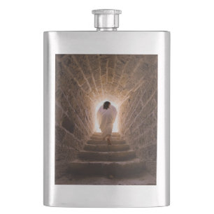 Resurrection of Jesus Christ Hip Flask