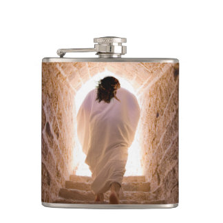 Resurrection of Jesus Christ Hip Flask