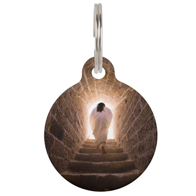 Resurrection of Jesus Christ Pet Tag (Front)