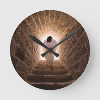 Resurrection of Jesus Christ Round Clock