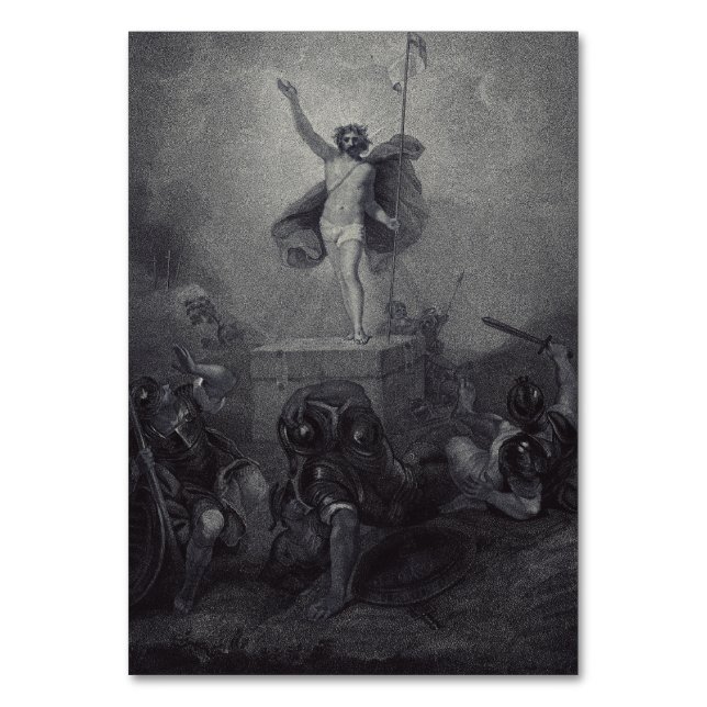 Resurrection of Jesus Christ Table Number (Front)