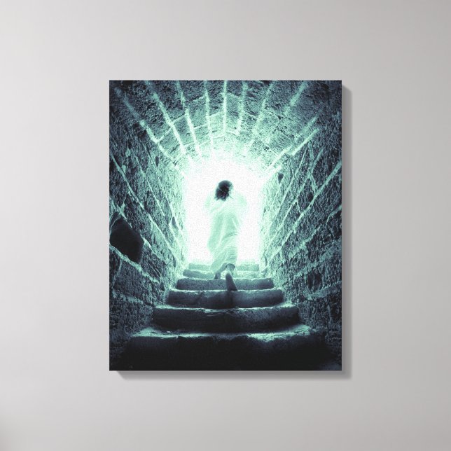 Resurrection of Jesus Christ wrapped canvas print (Front)