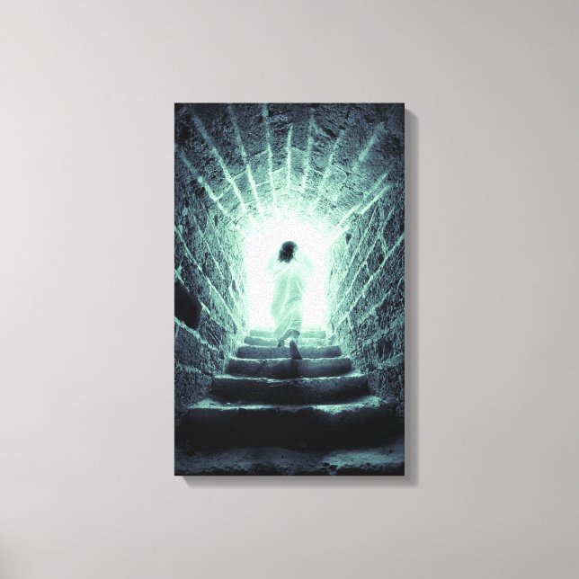 Resurrection of Jesus Christ wrapped canvas print (Front)