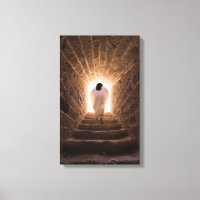 Resurrection of Jesus Christ wrapped canvas print