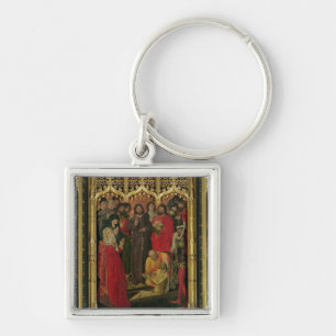 Resurrection of Lazarus Triptych; The Raising of L Key Ring