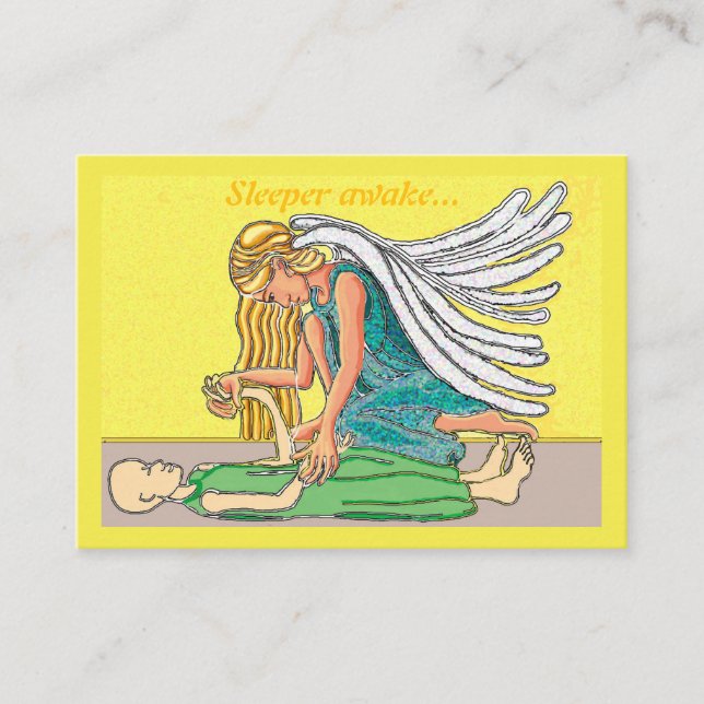 Resurrection of the dead calling card (Front)