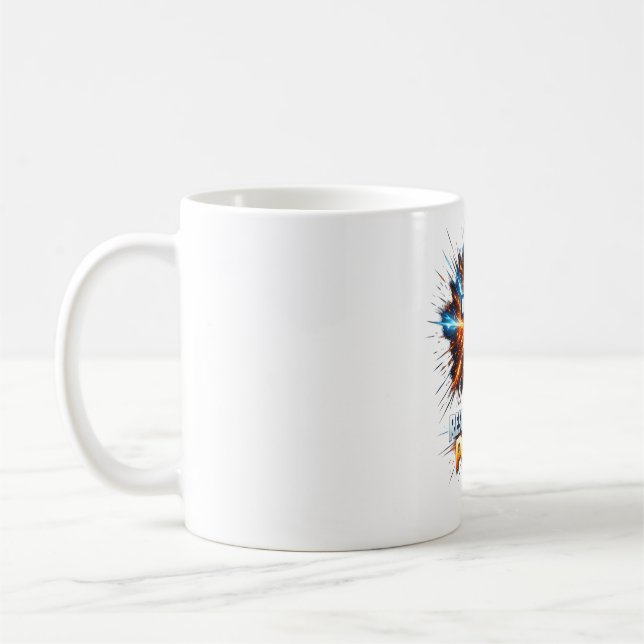 Resurrection Power Christian Cross Mugs (Left)