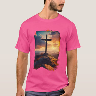 Resurrection Sunday Cross of Jesus Christ Christia T-Shirt